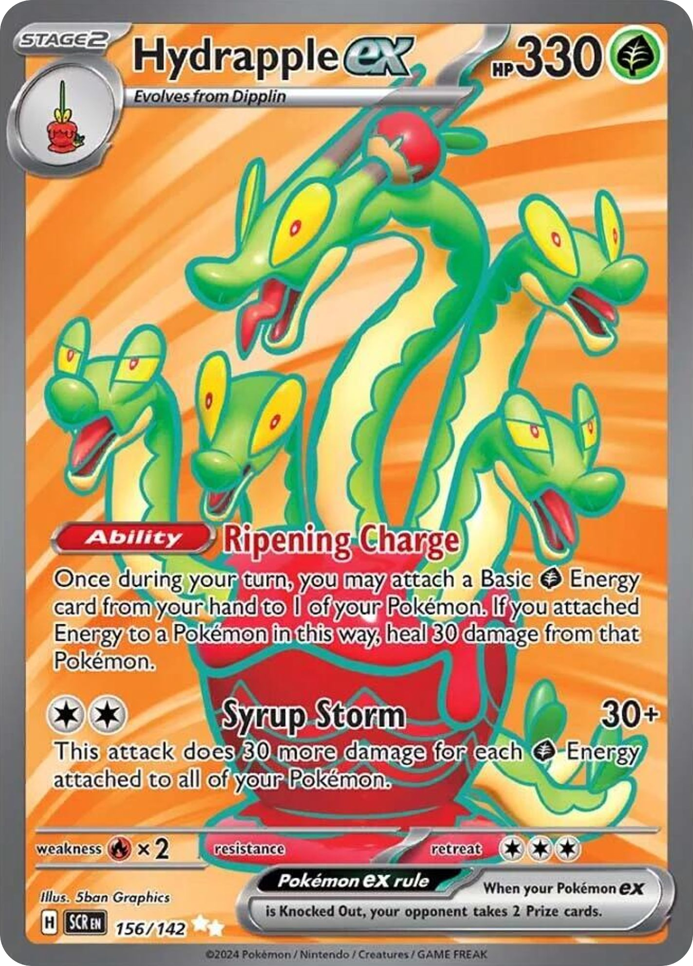 Hydrapple ex 156/175 Ultra Rare