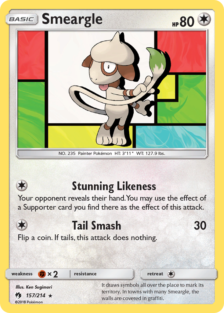 Smeargle 157/240 Rare