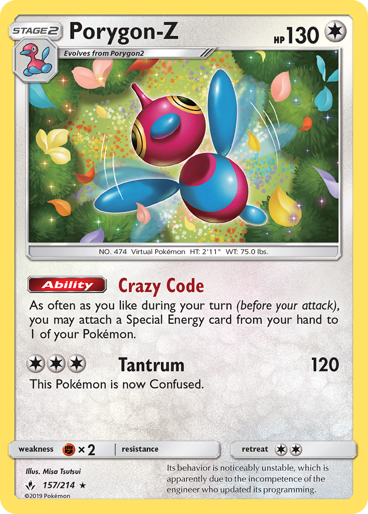 Porygon-Z 157/234 Rare Holo