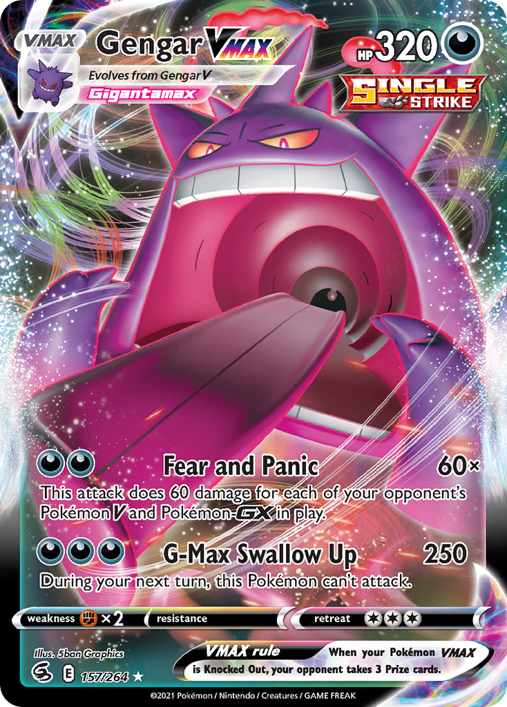 Gengar VMAX 157/284 Rare Holo VMAX