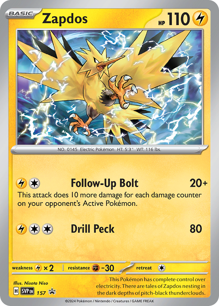 Zapdos 157/196 Promo