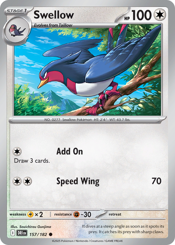 Swellow 157/244 Common