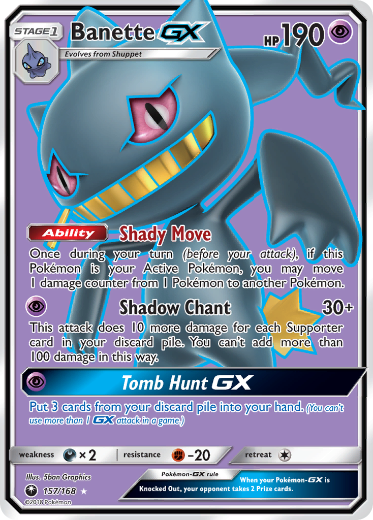 Banette-GX 157/187 Rare Ultra