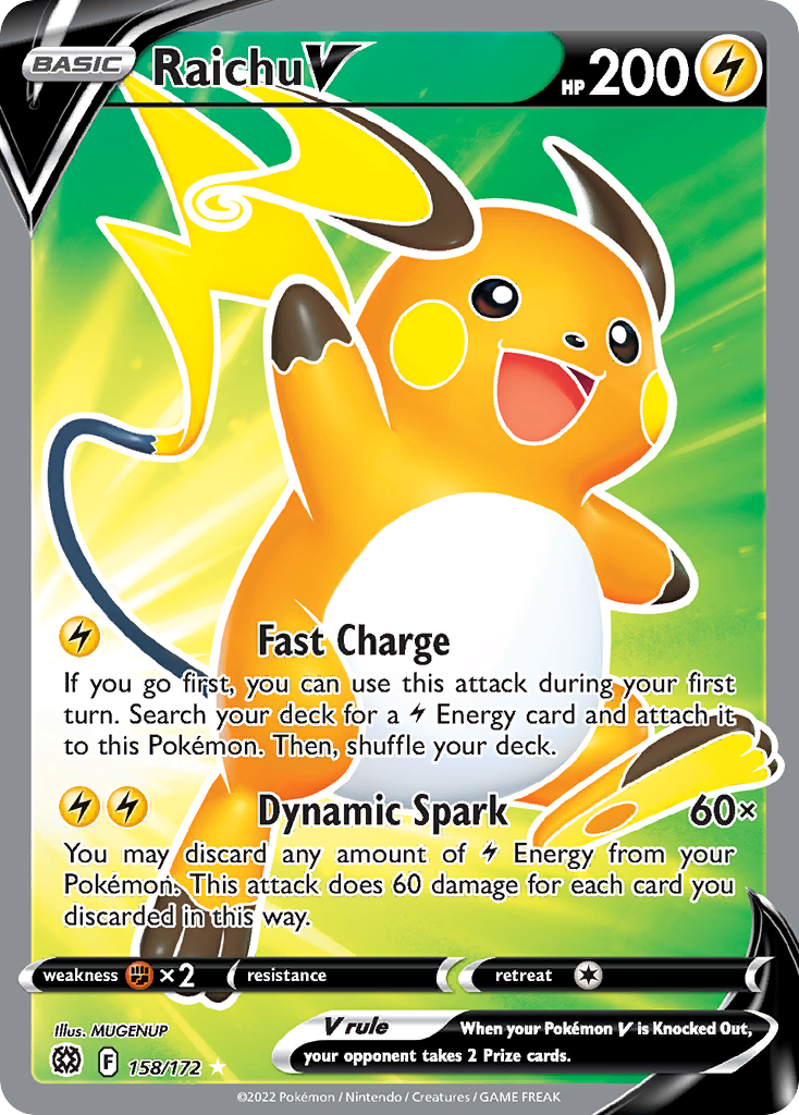 Raichu V 158/186 Rare Ultra