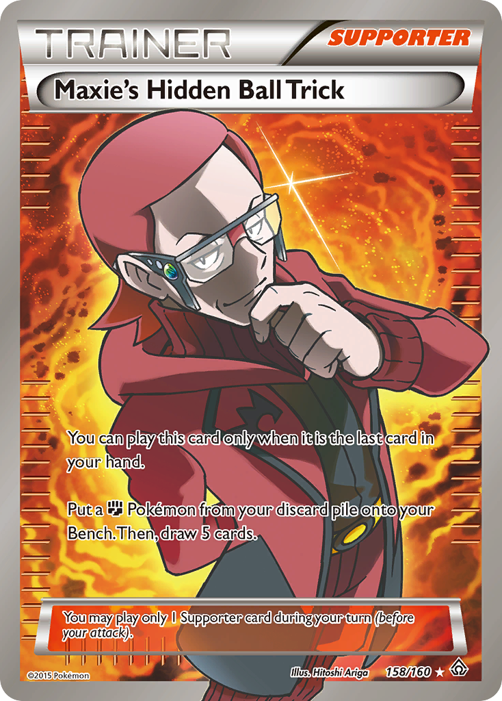 Maxie's Hidden Ball Trick 158/164 Rare Ultra