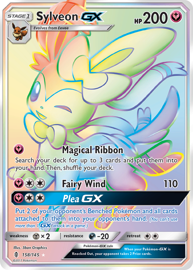 Sylveon-GX 158/180 Rare Rainbow