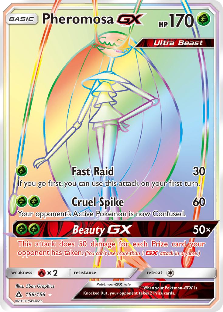 Pheromosa-GX 158/178 Rare Rainbow