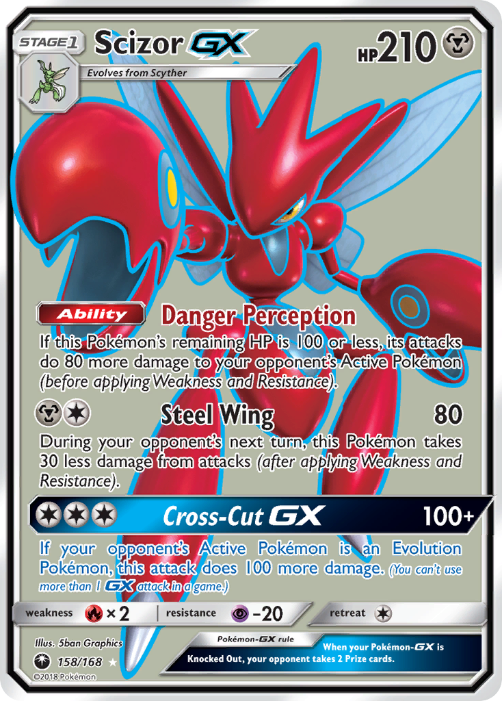 Scizor-GX 158/187 Rare Ultra