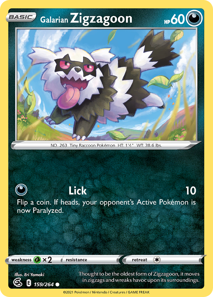 Galarian Zigzagoon 159/284 Common