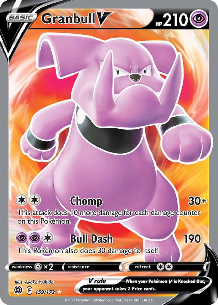 Granbull V 159/186 Rare Ultra