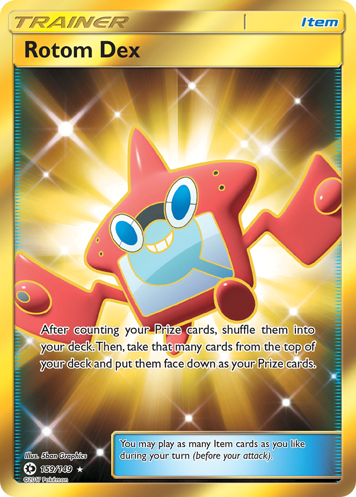 Rotom Dex 159/173 Rare Secret