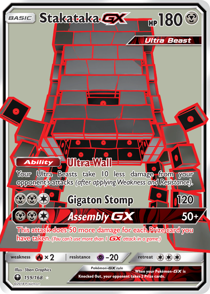 Stakataka-GX 159/187 Rare Ultra