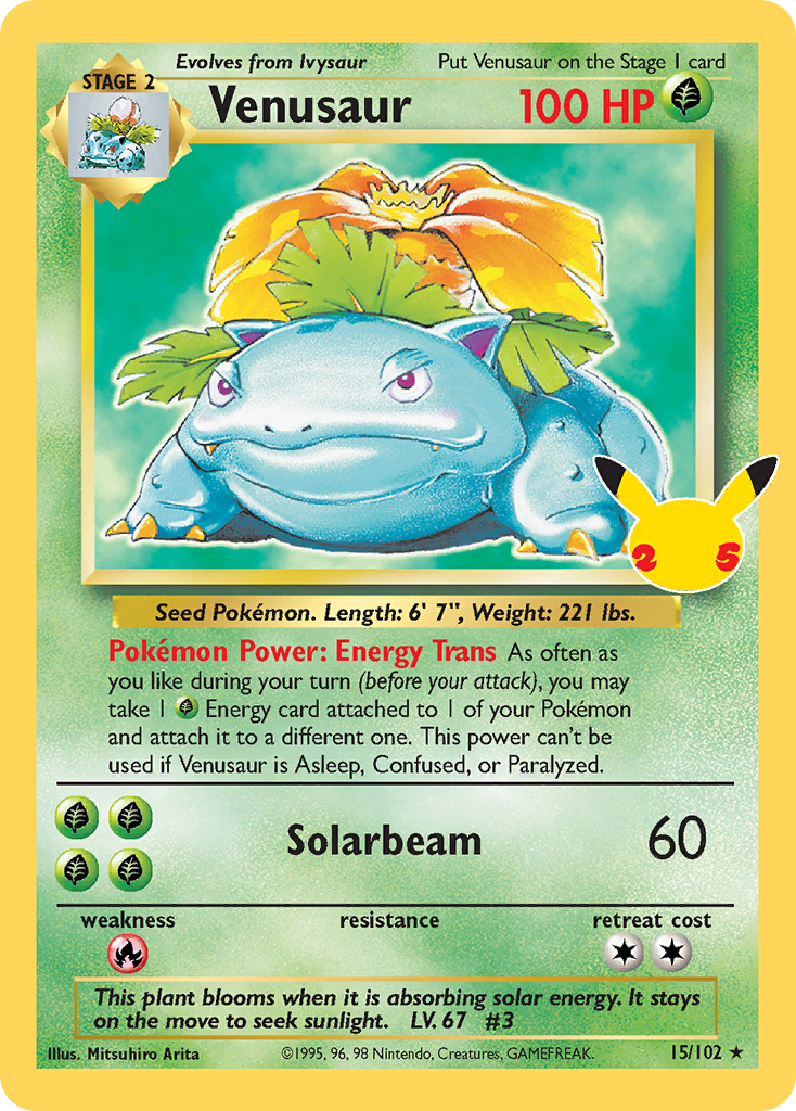 Venusaur 015/25 Classic Collection