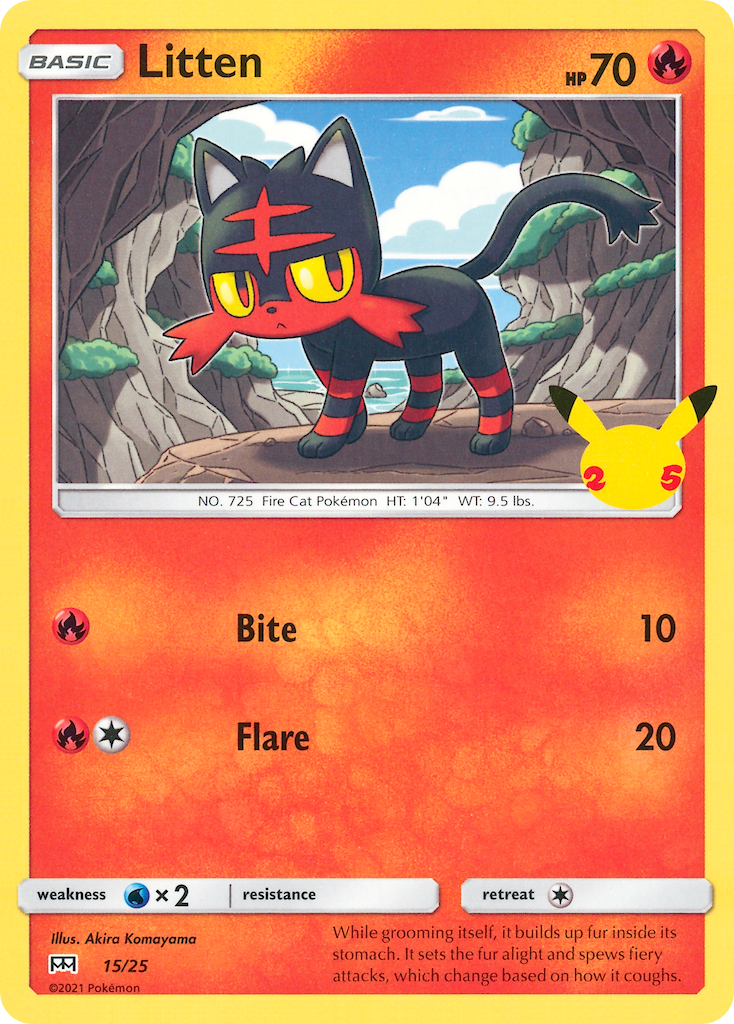 Litten 015/25 Unknown