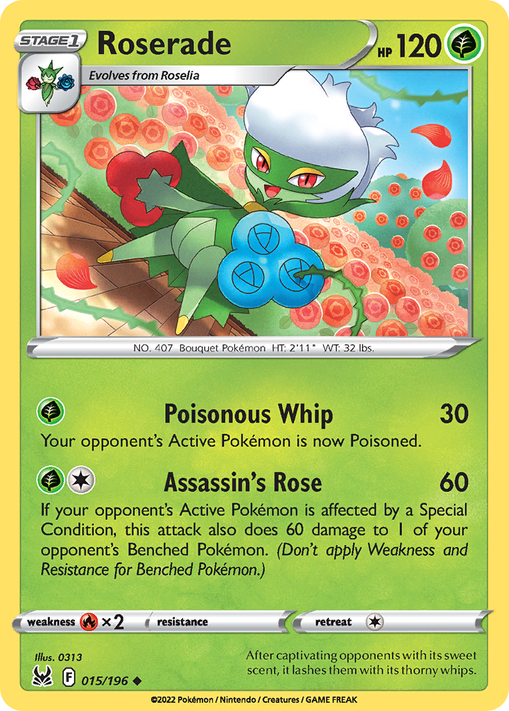 Roserade 015/217 Uncommon