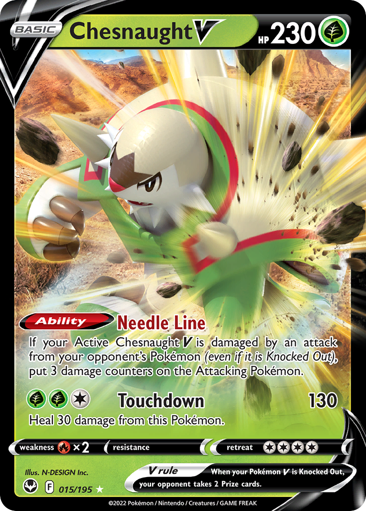 Chesnaught V 015/215 Rare Holo V