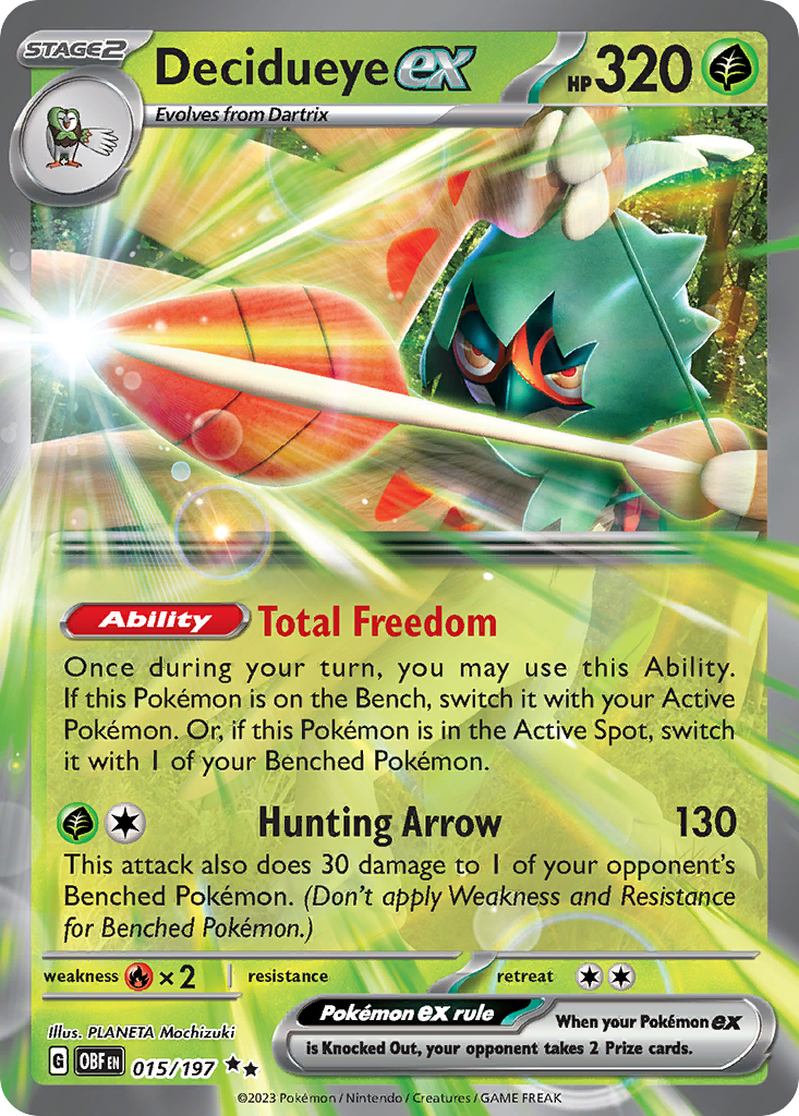 Decidueye ex 015/230 Double Rare