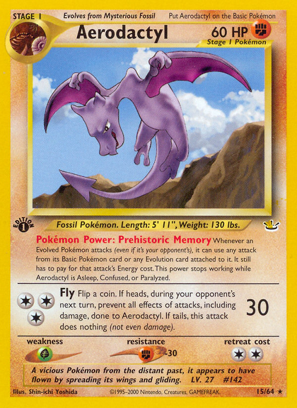 Aerodactyl 015/66 Rare