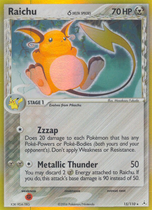 Raichu δ 015/111 Rare Holo