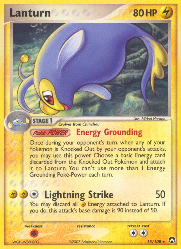 Lanturn 015/108 Rare