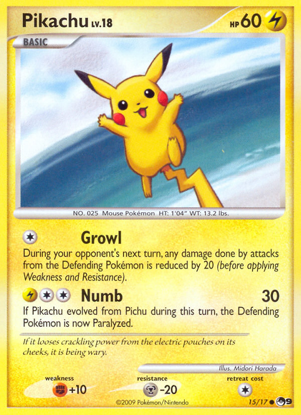 Pikachu 015/17 Common