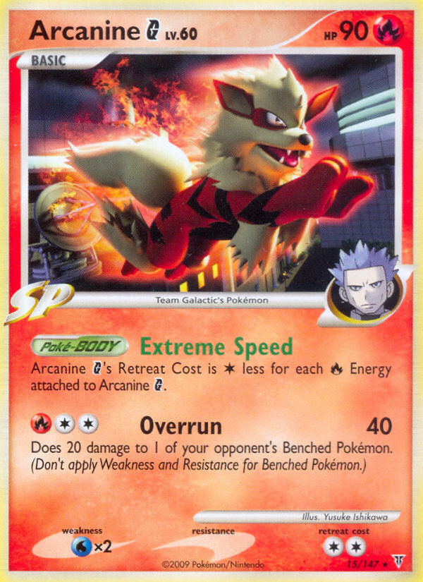 Arcanine G 015/153 Rare