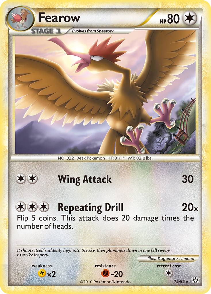 Fearow 015/96 Rare