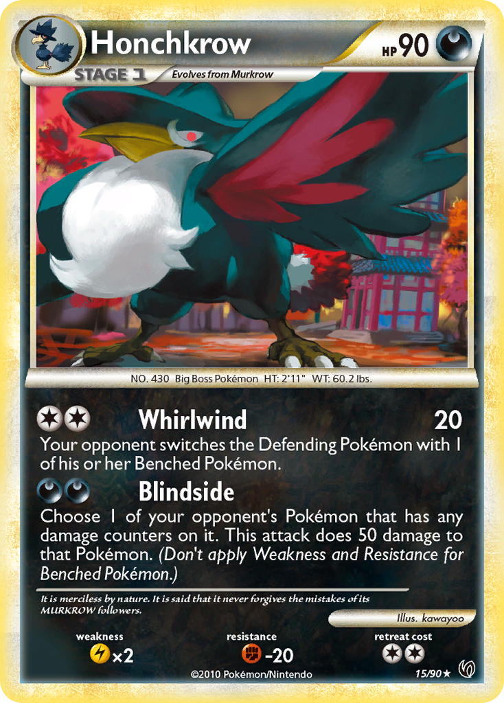 Honchkrow 015/91 Rare
