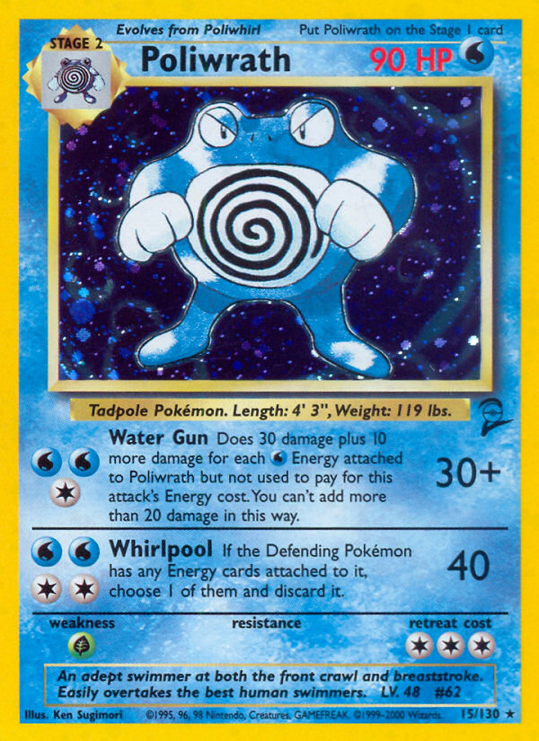 Poliwrath 015/130 Rare Holo