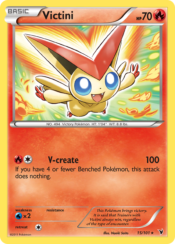 Victini 015/102 Rare Holo
