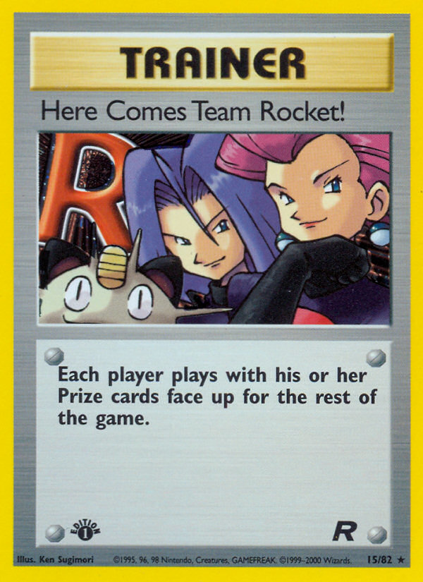 Here Comes Team Rocket! 015/83 Rare Holo