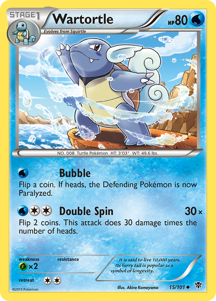 Wartortle 015/105 Uncommon