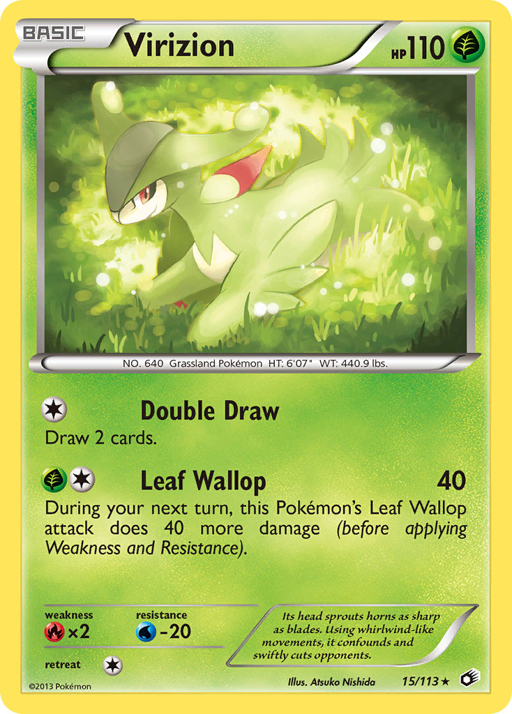 Virizion 015/140 Rare Holo