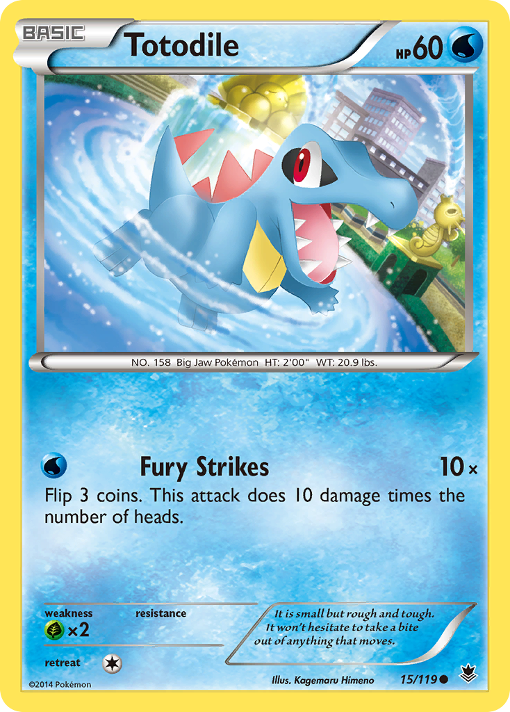 Totodile 015/124 Common