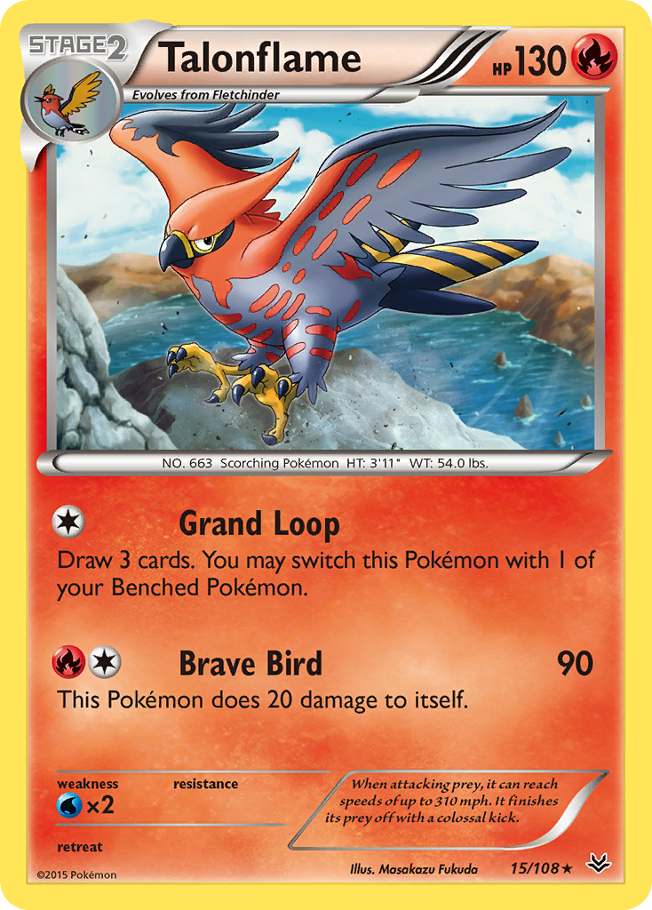 Talonflame 015/112 Rare