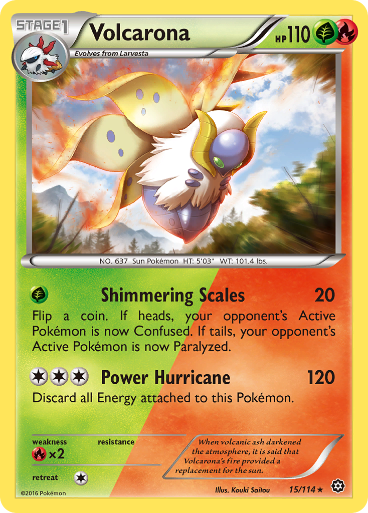 Volcarona 015/116 Rare