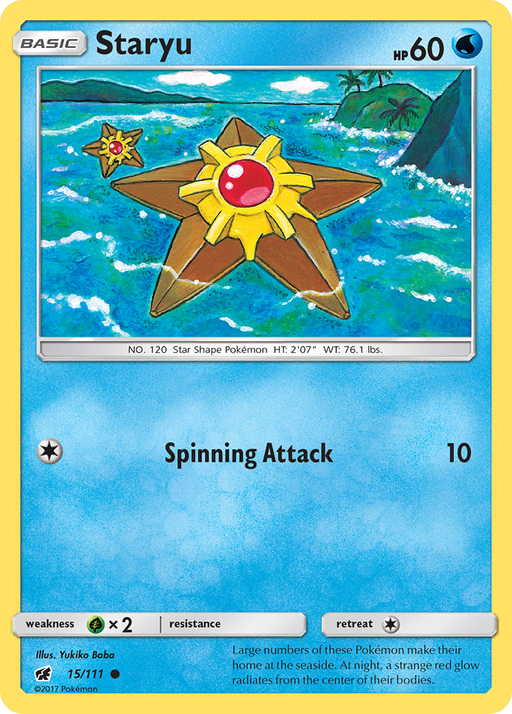 Staryu 015/126 Common