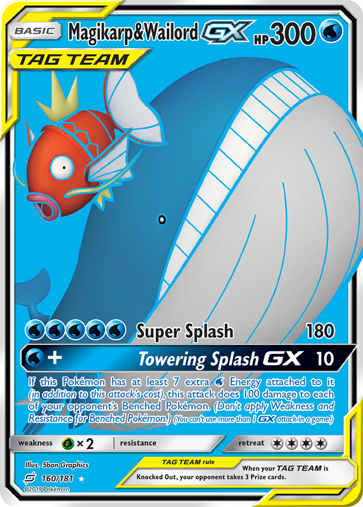 Magikarp & Wailord-GX 160/198 Rare Ultra