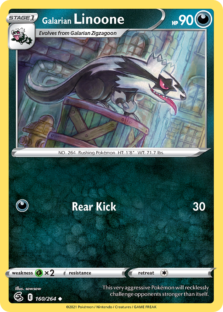 Galarian Linoone 160/284 Uncommon