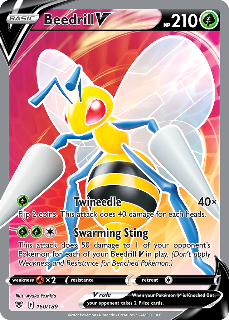 Beedrill V 160/216 Rare Ultra