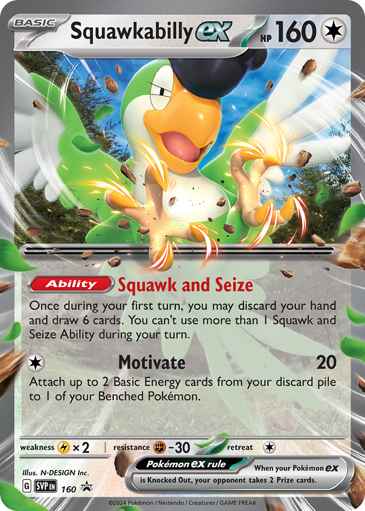 Squawkabilly ex 160/196 Promo