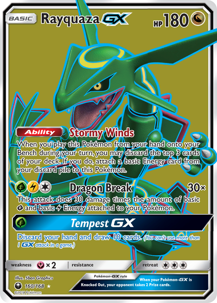 Rayquaza-GX 160/187 Rare Ultra