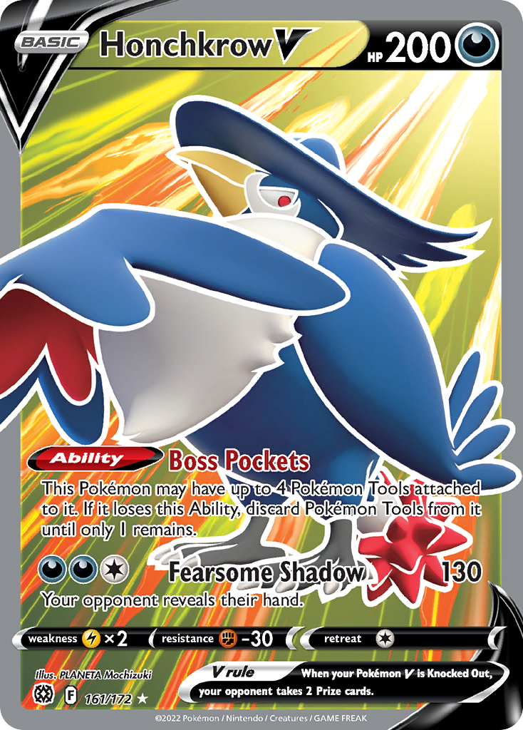 Honchkrow V 161/186 Rare Ultra
