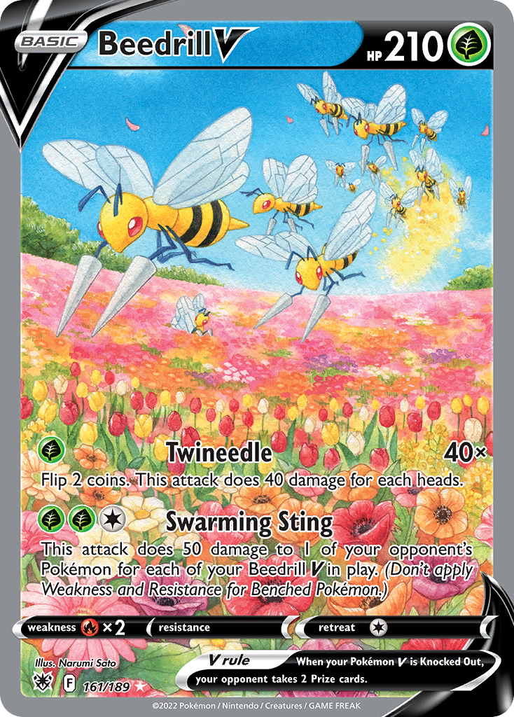 Beedrill V 161/216 Rare Ultra