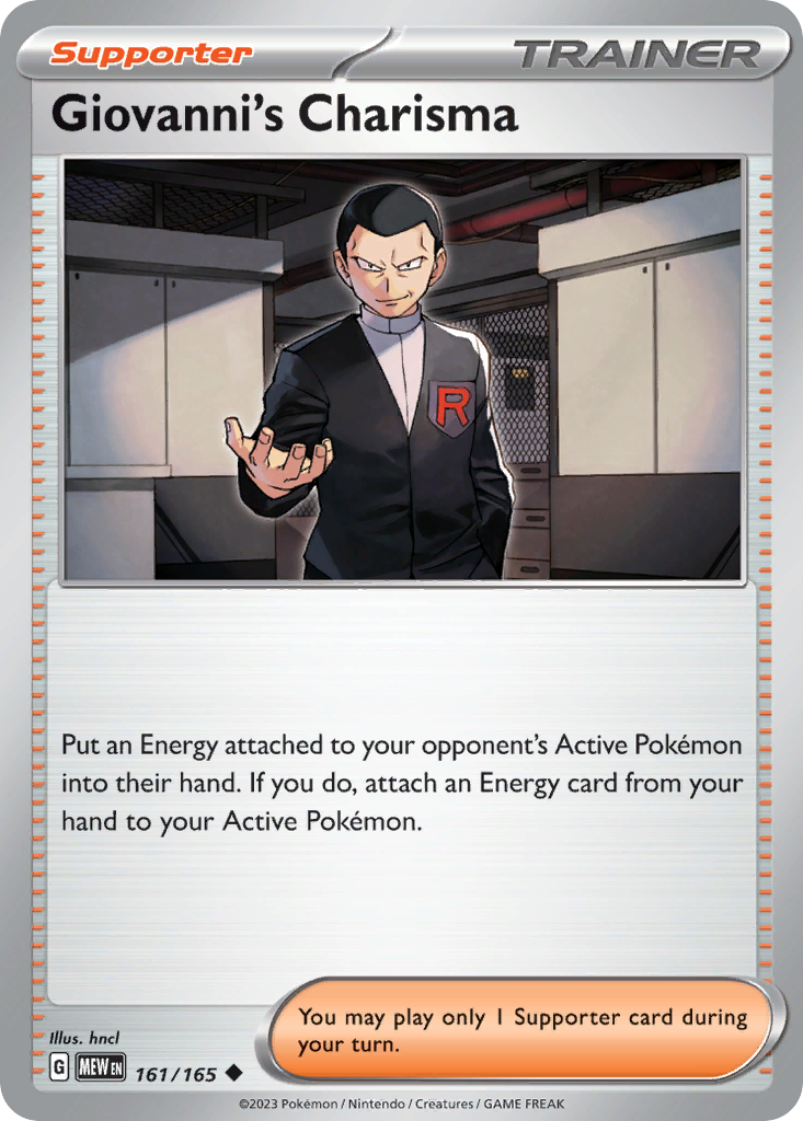 Giovanni's Charisma 161/207 Uncommon