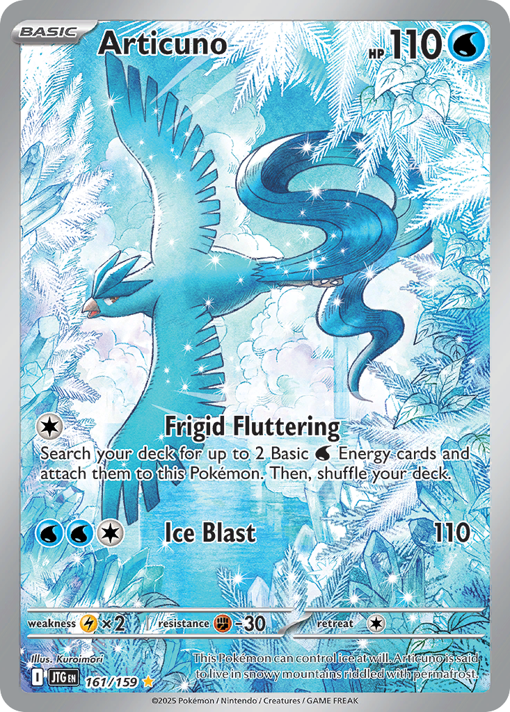 Articuno 161/190 Illustration Rare