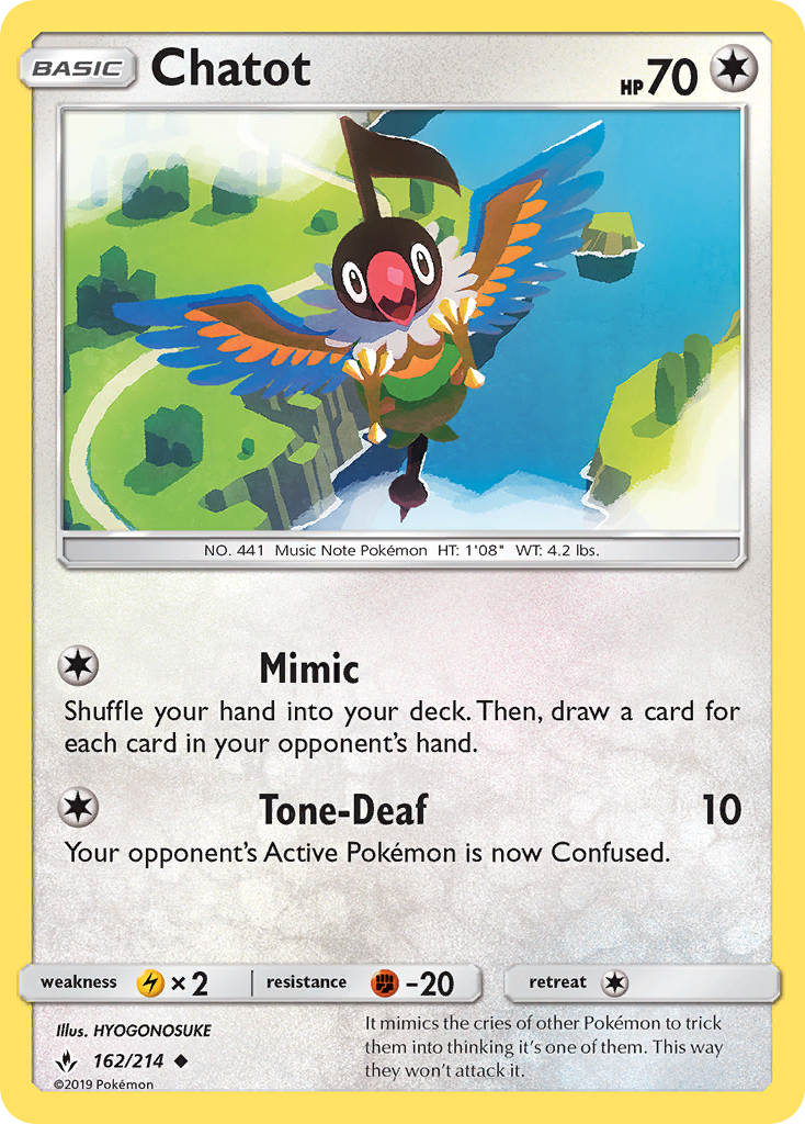 Chatot 162/234 Uncommon