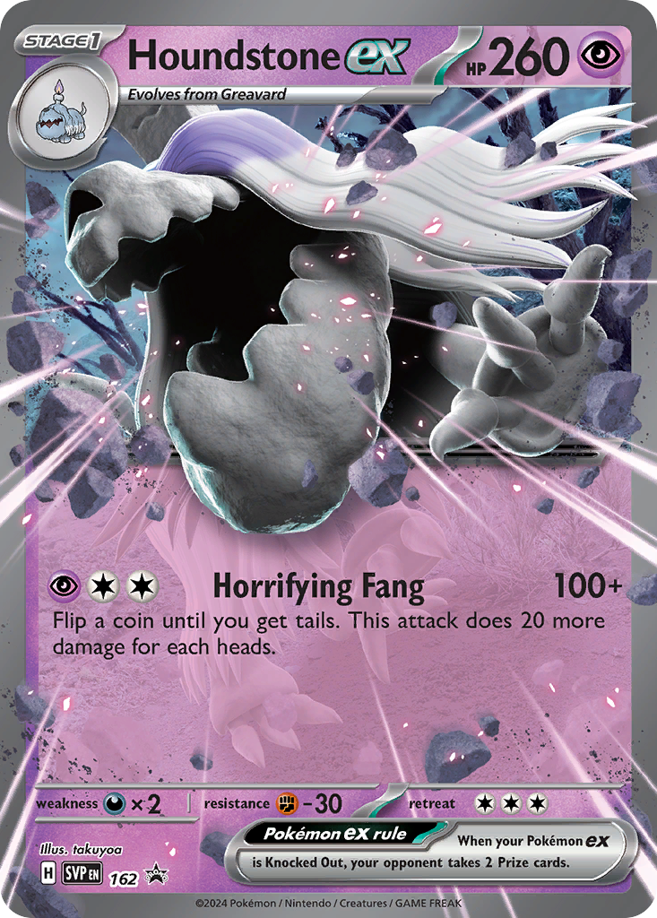 Houndstone ex 162/196 Promo
