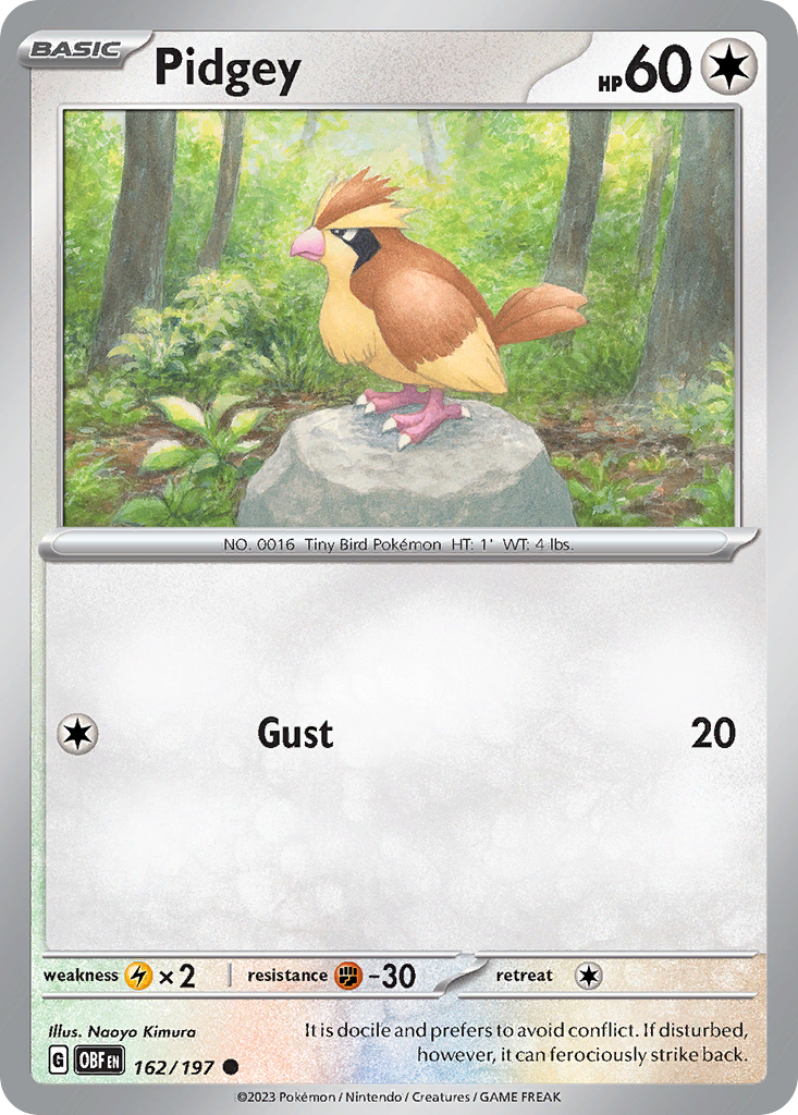 Pidgey 162/230 Common