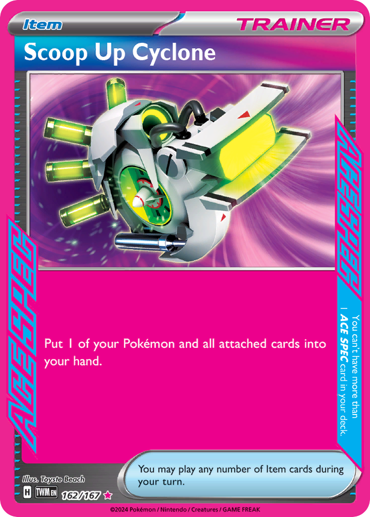 Scoop Up Cyclone 162/226 ACE SPEC Rare